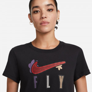 Nike Dri-Fit Swoosh Fly 2 Women's T-Shirt ''Black''