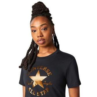 Converse Metallic Chuck Patch Women's T-Shirt ''Black''