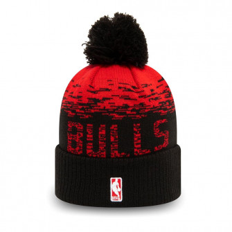 New Era NBA Chicago Bulls Ombre Bobble Beanie Hat ''Red/Black''