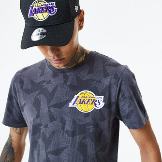 New Era Los Angeles Lakers Geometric Camo T-Shirt ''Grey''