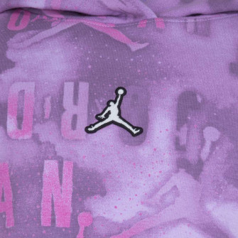 Air Jordan Essentials Boxy Printed Girls Hoodie ''Purple''