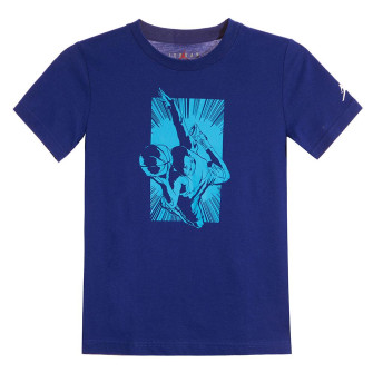 Air Jordan Burst Graphic Kids T-Shirt ''Blue''
