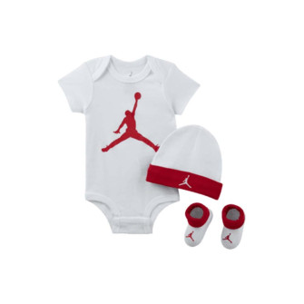 Air Jordan Jumpman 3-Piece Infant Baby Set ''White'' 0-6M