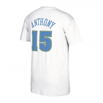 M&N NBA Denver Nuggets Name & Number T-Shirt ''White''