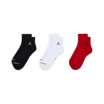 Air Jordan Everyday Ankle Socks 3-Pack ''Black/White/Red''