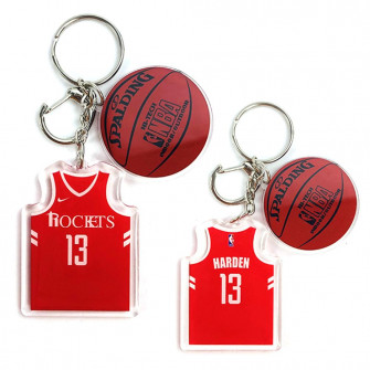NBA Houston Rockets James Harden Keychain ''Red''