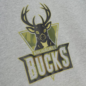 M&N NBA Milwaukee Bucks Green Camo Hoodie ''Grey''