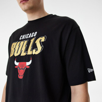 New Era NBA Chicago Bulls Team Script T-Shirt ''Black''