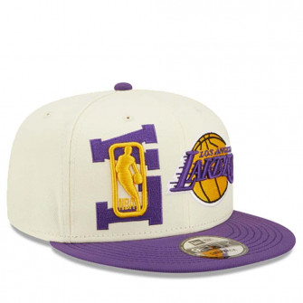 New Era NBA Draft Los Angeles Lakers 9Fifty Snapback Cap ''Cream''