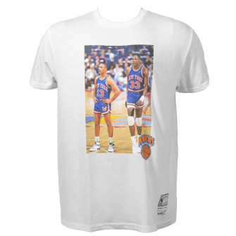 M&N NBA New York Knicks Player Photo T-Shirt ''White''