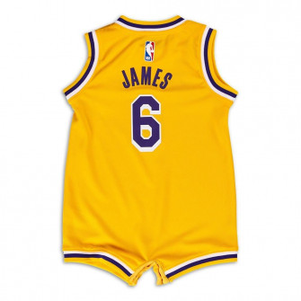 Nike NBA Los Angeles Lakers Lebron James Onesie ''Amarillo''