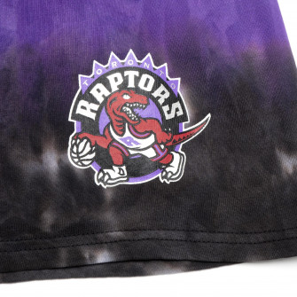 M&N Tie-Dye Terry Toronto Raptors Shorts ''Black/Purple''