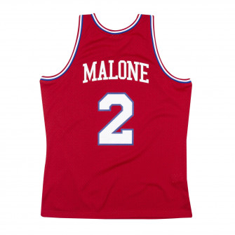 M&N Swingman Philadelphia 76ers 1982-83 Moses Malone Jersey ''Red''