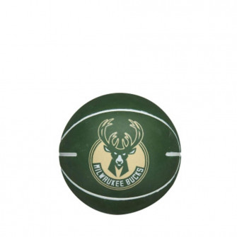 Wilson NBA Milwaukee Bucks Dribbler Mini Bounce Ball ''Green''