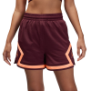 Air Jordan Diamond 4" Women's Shorts "Night Maroon/Orange Pulse"