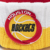 New Era Houston Rockets On Road Bobble Knit Hat ''Red/Yellow''