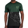 New Era Milwaukee Bucks Colour Block T-Shirt ''Green/Black''