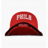 New Era Philadelphia 76ers Cycling Snapback Cap ''Red''