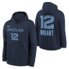 Nike NBA Icon Memphis Grizzlies Ja Morant Kids Hoodie ''College Navy''