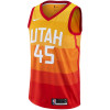 Nike NBA Utah Jazz Donovan Mitchell City Edition Swingman Jersey ''Amarillo''