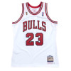 M&N Authentic Chicago Bulls 1997-98 Michael Jordan Jersey ''White''