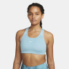 Nike Swoosh Medium-Support Pad Sports Bra ''Worn Blue''