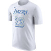 Nike Dri-FIT NBA City Edition Logo Los Angeles Lakers LeBron James T-Shirt ''White''