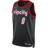 Nike Dri-FIT NBA City Edition Portland Trail Blazers Damian Lillard Jersey ''Black''