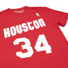 M&N NBA Houston Rockets Hakeem Olajuwon HWC Edition T-Shirt ''Red''