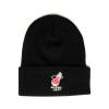 M&N NBA Miami Heat Team Logo HWC Cuff Knit Hat ''Black''