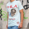 M&N NBA Philadelphia 76ers Pastel Rings T-Shirt ''Light Blue''