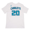 Air Jordan NBA Charlotte Hornets Gordon Hayward T-Shirt ''White''