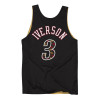 M&N Reversible Mesh Philadelphia 76ers Allen Iverson Jersey ''Black/Brown''