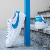 Nike Blazer Low Leather ''White/Laser Blue''