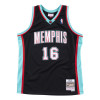 M&N NBA Pau Gasol Memphis Grizzlies 2001-02 Swingman Jersey ''Black/Blue/Red''
