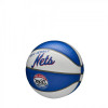 Wilson NBA Brooklyn Nets Team Retro Mini Basketball ''Blue/White'' (3)