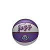 Wilson NBA Utah Jazz Team Retro Mini Basketball ''Purple/White'' (3)