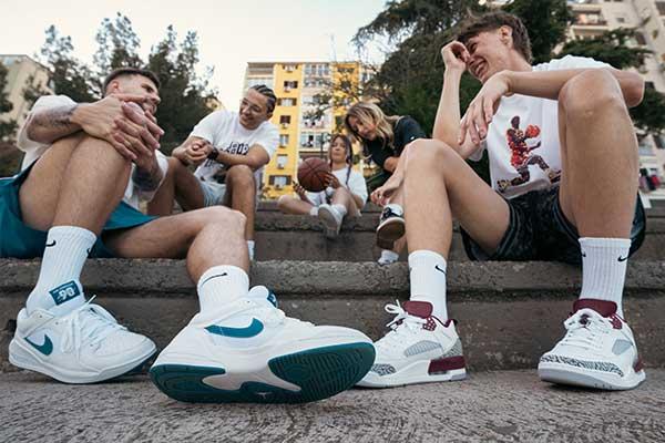 Lebensstil sneaker und schuhe Air Jordan, Nike, UA
